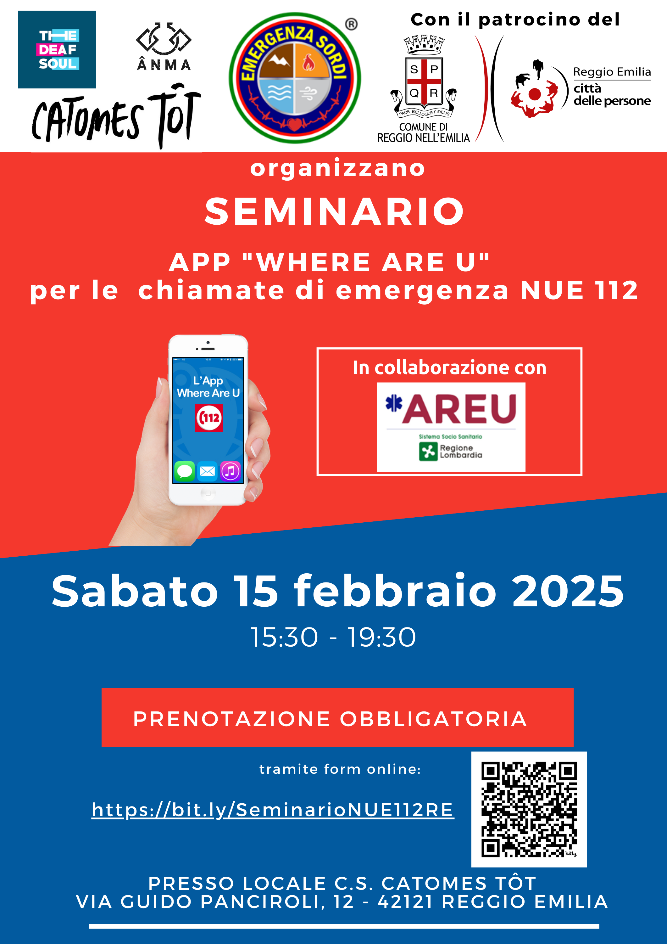 A3 - Seminario 112 Reggio Emilia 15 febbraio 2025 (29.7 x 42 cm)