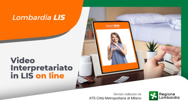 Attivo dal 2 maggio la “Lombardia LIS”: servizio di video-interpretariato in lingua dei segni italiana (LIS) attivato per tutto il sistema socio-sanitario di Regione Lombardia